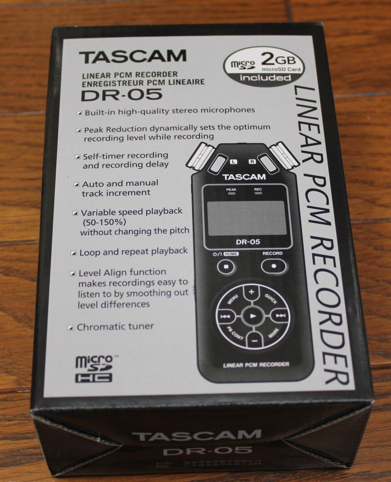 TASCAM(TEAC) DR-05とウィンドスクリーン: 電機屋の毎日